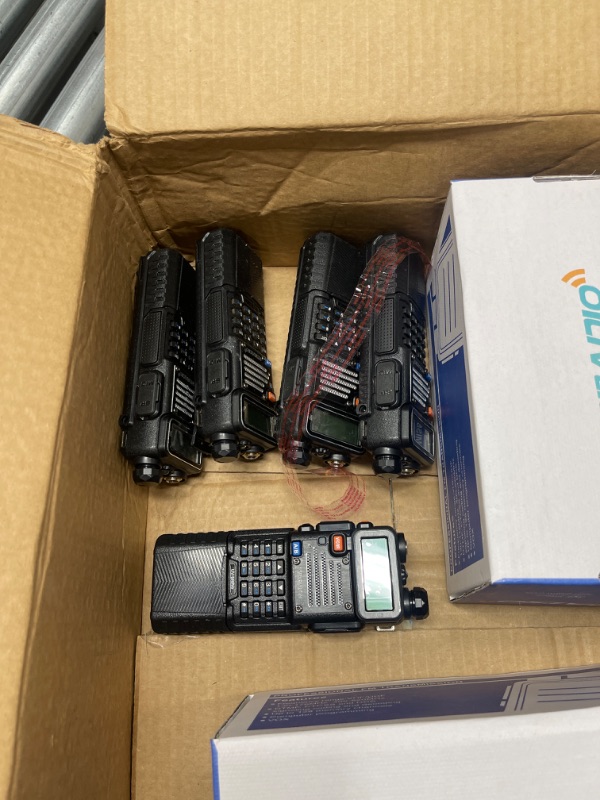 Photo 3 of TIDRADIO UV-5R 8Watt Ham Radio Handheld Upgraded from BaoFeng UV-5R Dual Band Walkie Talkies with 3800mAh Extended Battery, Programming Cable, TD-771 Antenna (5 Pack) 5x (Full Kit - 3800mAh Battery)
