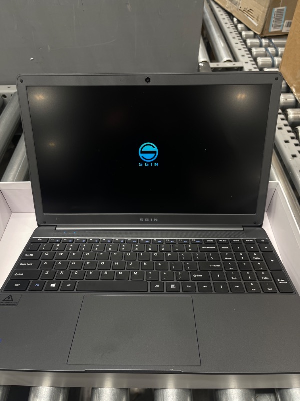 Photo 2 of ***PARTS ONLY*** SGIN Laptop 15.6 Inch 12GB DDR4 512GB SSD, Windows 11 Laptops with Intel Celeron N5095, FHD 1920x1080, Dual Band WiFi, 2xUSB 3.0, Up to 2.9Ghz, Bluetooth 4.2, Supports 512GB TF Card Expansion, Gray
