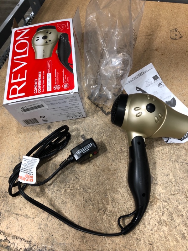 Photo 2 of Revlon Perfect Heat Fast Dry Compact Hair Dryer 1875W