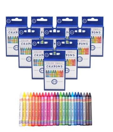 Photo 1 of Color Swell Crayon Bulk Pack (10 Packs, 24 Crayons/Pack)