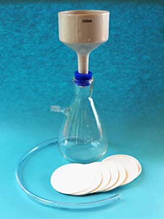 Photo 1 of Filter Flask Set, 500ml with Funnel, Stopper and Filter Paper