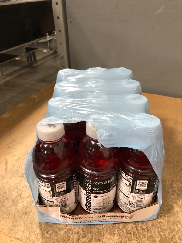 Photo 2 of (Best By Oct/12/22) - 12 Packs of itamin Water Water Beverage, Nutrient Enhanced, XXX, Naturally Sweetened, Acai-Blueberry-Pomegranate - 20 Fl Oz