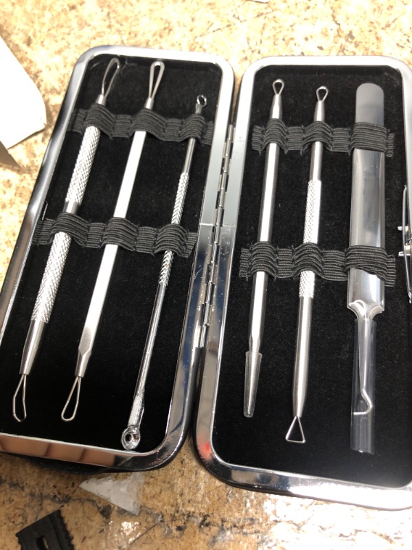 Photo 2 of Blackhead Remover Tools Comedone Extractor Acne Removal Kit