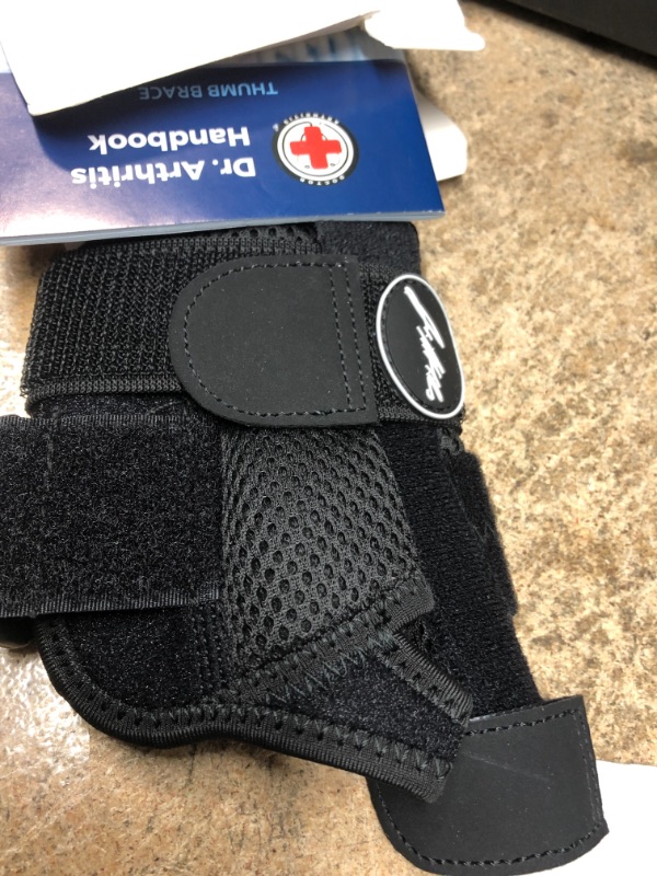 Photo 2 of Doctor Developed Thumb Brace / Thumb Support / Thumb Splint / Thumb Stabilizer & Doctor Written Handbook - Fully Adjustable to Fit Any Thumb & Wrist