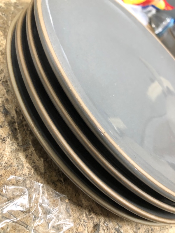 Photo 1 of 4 grey of plates - 