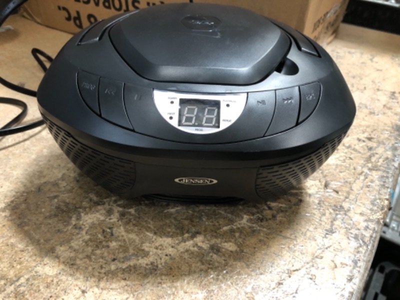 Photo 1 of JENSEN CD-475 Portable Stereo CD Player with AM/FM Radio
