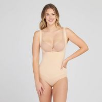 Photo 1 of Assets by Spanx Women's Remarkable Results Open-Bust Brief Bodysuit - 1X