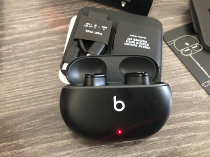 Photo 2 of Beats Studio Buds True Wireless Noise Cancelling Earphones, Black