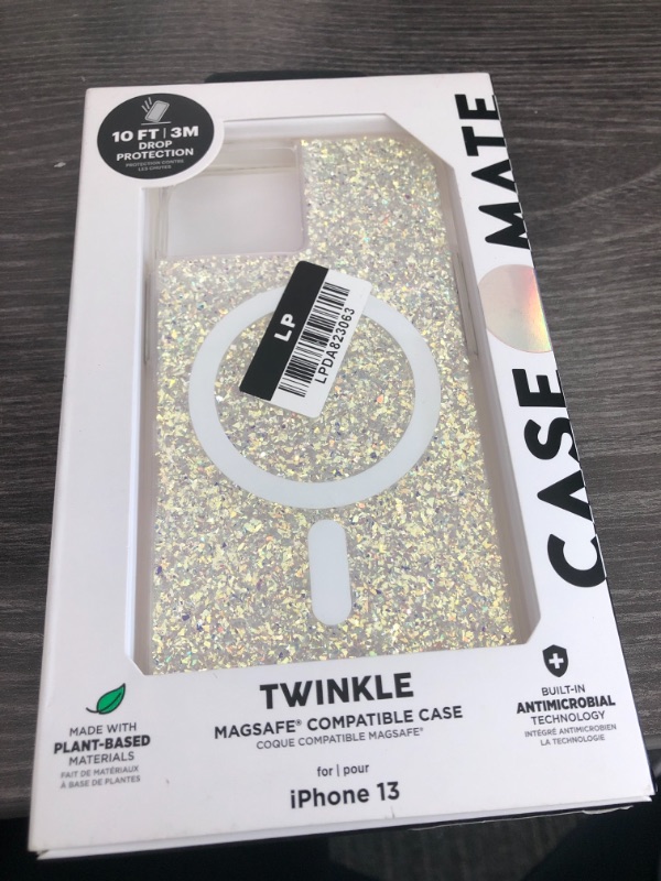 Photo 2 of Case-Mate Apple iPhone 13 Case with MagSafe - Twinkle Stardust

