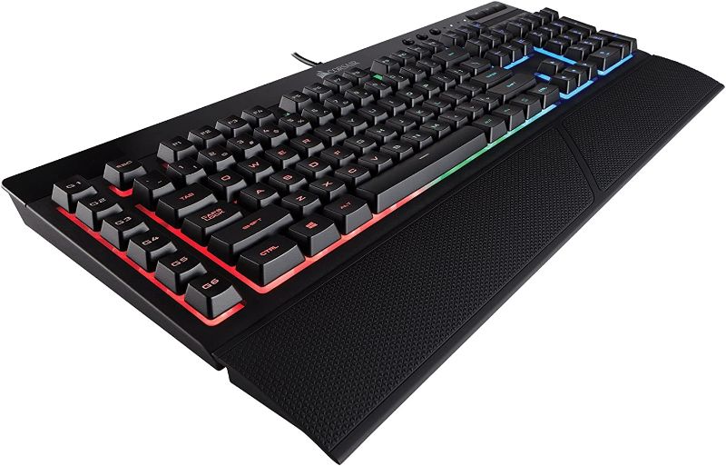 Photo 1 of Corsair Gaming K55 RGB Keyboard, Backlit RGB LED
