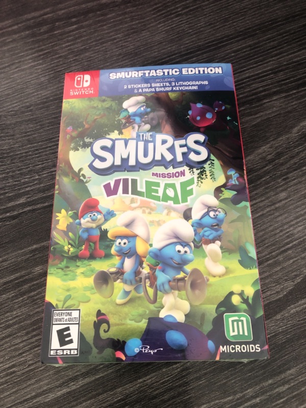 Photo 2 of The Smurfs - Mission Vileaf - Smurftastic Edition - Nintendo Switch
