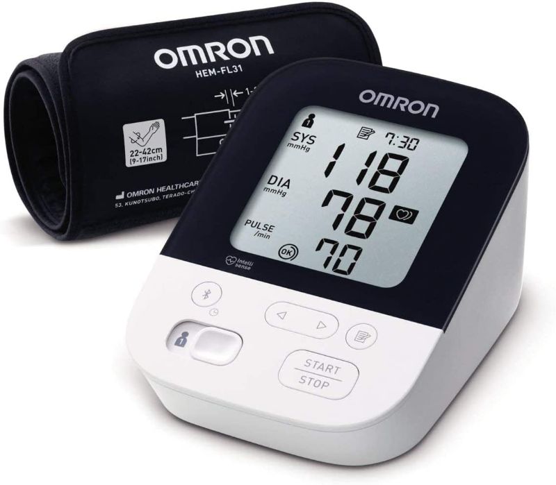 Photo 1 of Omron M4 HEM-7155T-EBK Plus Upper Arm Blood Pressure Monitor
