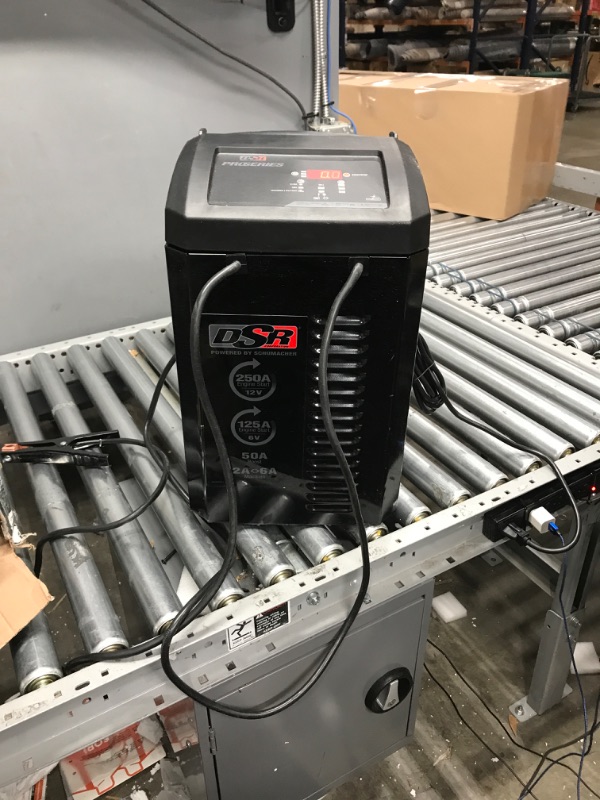 Photo 3 of ***TESTED POWERS ON*** Schumacher DSR131 DSR ProSeries 250 Amp(12V) 125 Amp(6V) 50 Amp 6V/12V Fully Automatic Pro Smart Battery Charger with Engine Starter, Boost, and Maintainer for Automotive Shop/Dealer Use