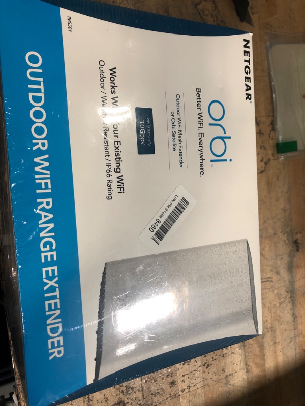 Photo 2 of Netgear RBS50Y AC3000 Orbi Outdoor Tri-Band Wi-Fi Range Extender for Wi-Fi Routers