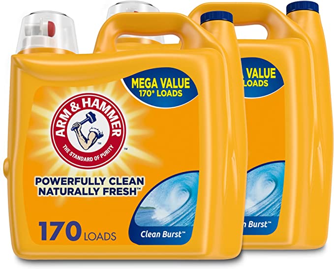 Photo 1 of 
Arm & Hammer Liquid Laundry Detergent, Clean Burst Dual HE, 459oz 340 Loads
