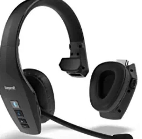 Photo 1 of BlueParrott S650-XT Noise Cancelling Bluetooth Headset – 2-in-1 Convertible Stereo to Mono Wireless Headset with Activated Noise Cancellation, Extended Wireless Range and IP54-Rated Protection, Black
