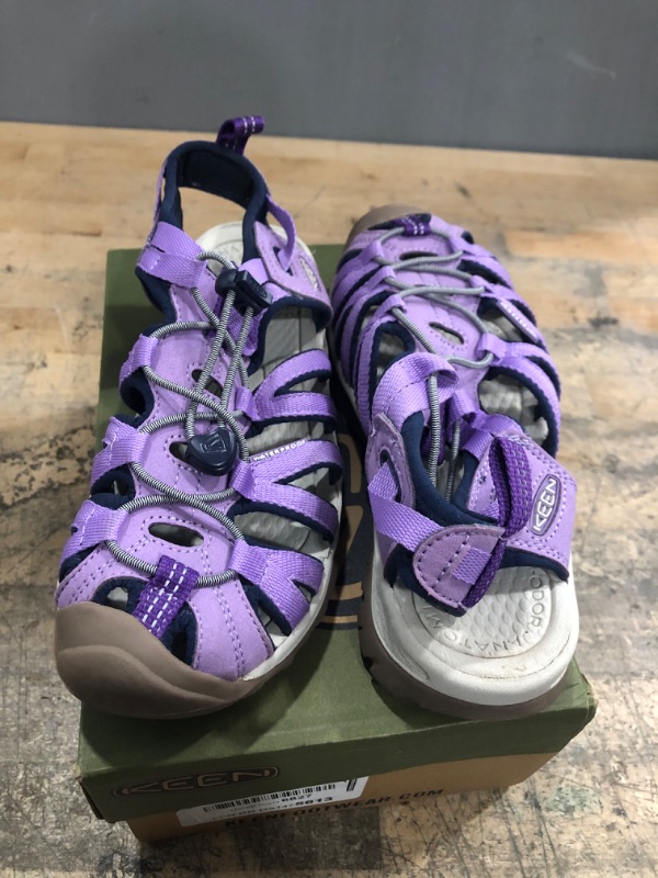 Photo 1 of KEEN Women's Whisper Closed Toe Sport Sandals, Chalk Violet/English Lavender, 6.5
