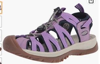 Photo 1 of KEEN Women's Whisper Closed Toe Sport Sandals, Chalk Violet/English Lavender, 6.5