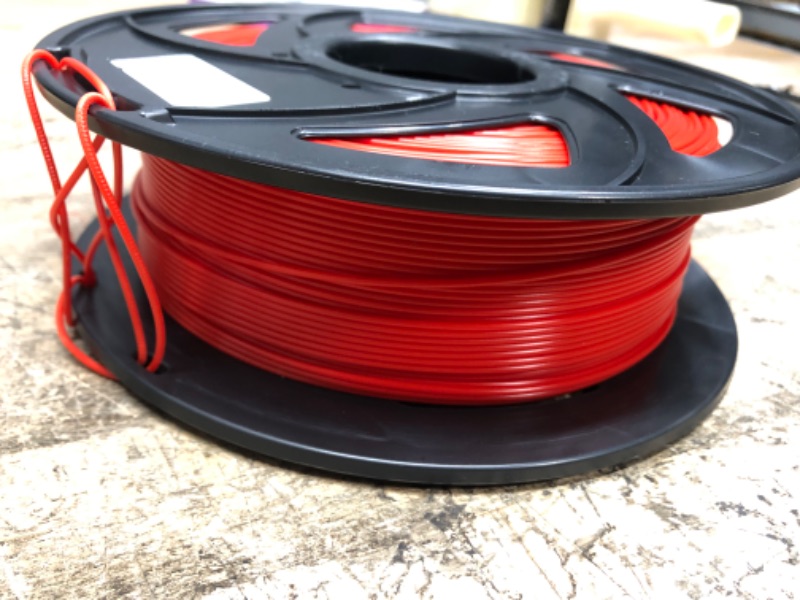 Photo 2 of  3D Printer Filament, PLA Filament 1.75mm Red 