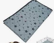 Photo 1 of 2 Pack Guinea Pig Fleece Cage Liners 30x16 inch 