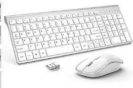 Photo 1 of JOYACCESS USB Wireless Keyboard and Mouse White 