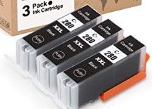 Photo 1 of 3 Pack Cartridge Replacement for Canon 280XXL Black 