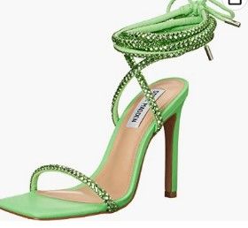 Photo 1 of ***DAMAGED SHOOLACE***
Steve Madden Women's Uplift Heeled Sandal 8.5 Light Green 