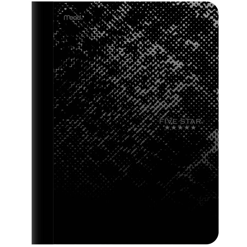 Photo 1 of BUNDLE OF 6---Five Star College Ruled Composition Notebook Black
