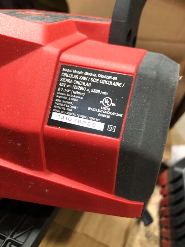 Photo 8 of "SKILSAW CR5429B-20 PWR CORE 20 XP 7-1/4" Brushless 20V Rear Handle Circular Saw"

