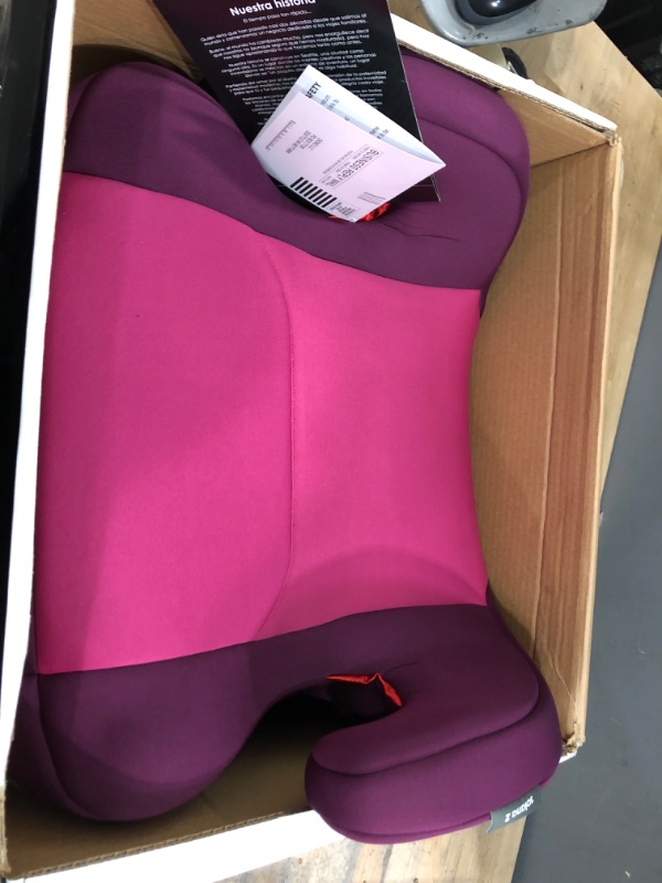 Photo 2 of Diono Solana 2 XL 2022, Dual Latch Connectors, Lightweight Backless Belt-Positioning Booster Car Seat, 8 Years 1 Booster Seat, Pink