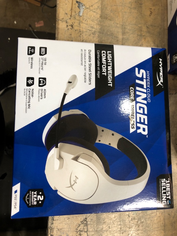 Photo 2 of HyperX Cloud Stinger Core Wireless Gaming Headset for PlayStation 4/5/PC

