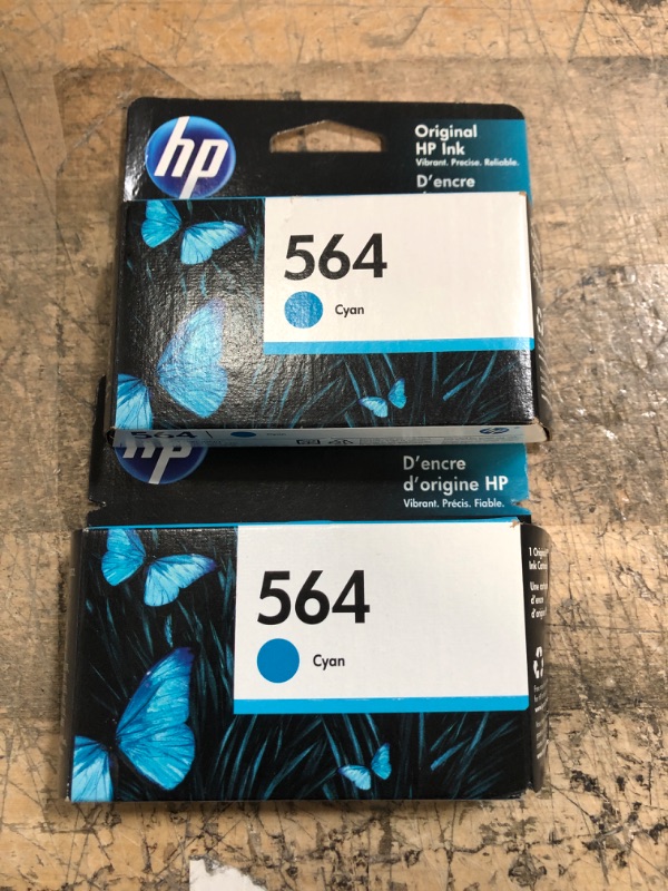 Photo 1 of HP (HP 564) Ink 300 Page-Yield in Cyan pack of 2