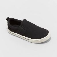 Photo 1 of Kids' Blaine Slip-On Sneakers - Cat & Jack™, Black, Size 6