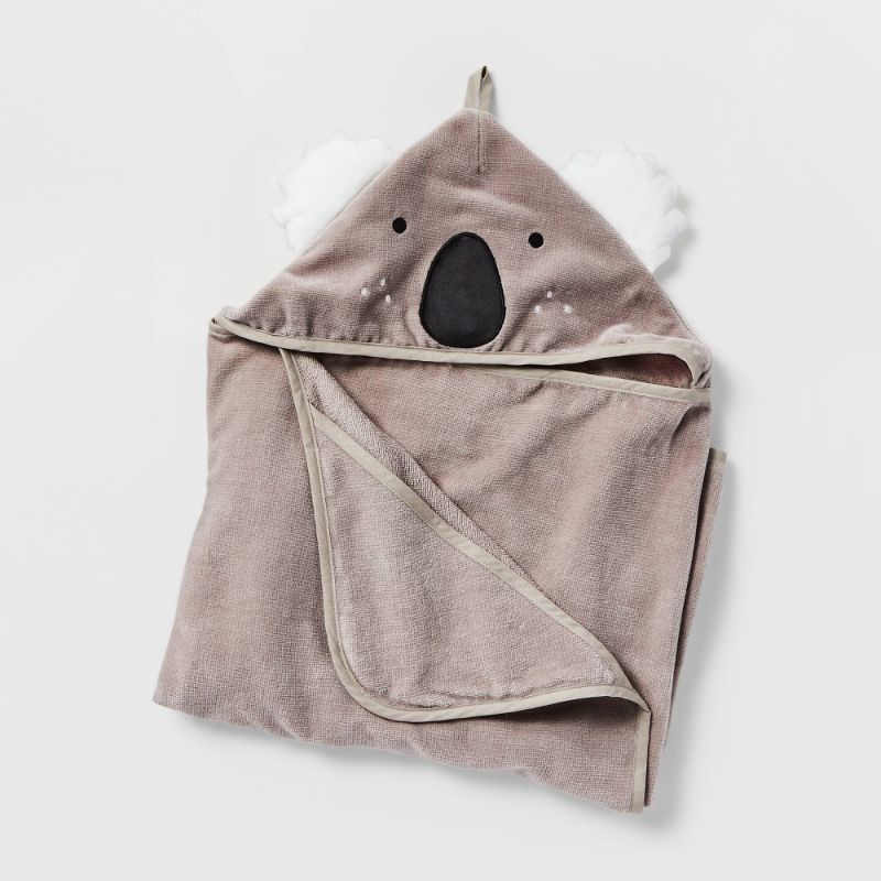 Photo 1 of 25"x50" Koala Hooded Towel - Pillowfort™
