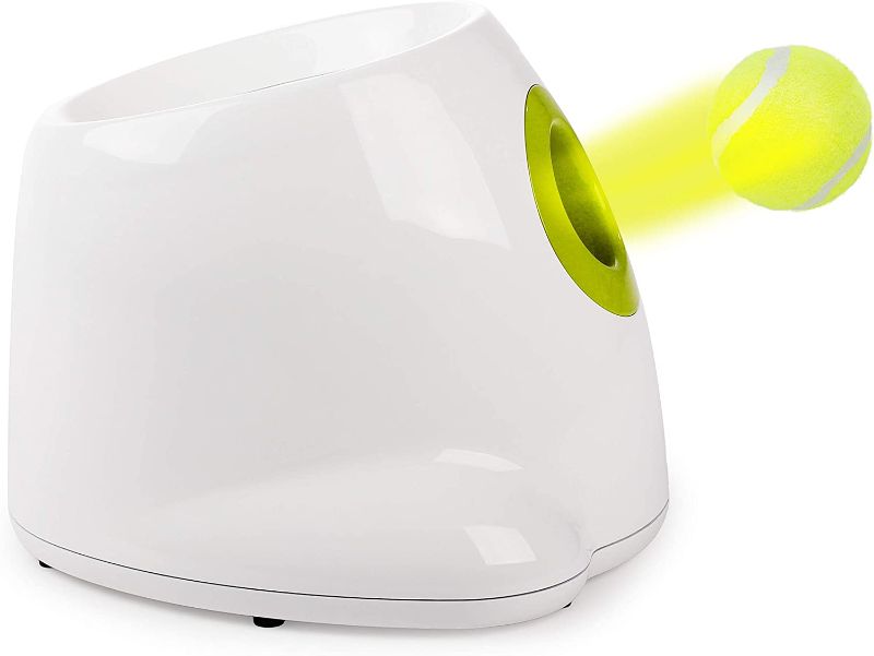 Photo 1 of ALL FOR PAWS Hyperfetch Ultimate Throwing Toy Interactive Automatic Ball Launcher Dog Toy, Tennis Ball Throwing Machine for Dog Training, 3 Balls Included...
