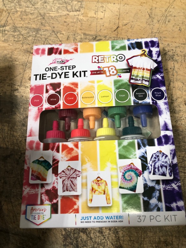 Photo 3 of 37pc One-Step Tie-Dye Kit Retro - Tulip Color 2 PC 