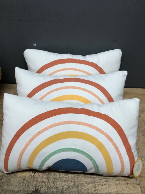 Photo 1 of 3 RAINBOW THROW PILLOWS 