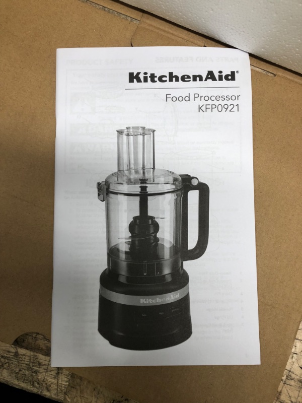 Photo 3 of KitchenAid 9 Cup Food Processor - Black Matte - KFP0921BM