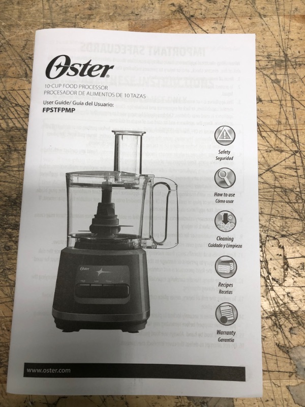 Photo 1 of Oster 10-Cup Food Processor - 500 Watts