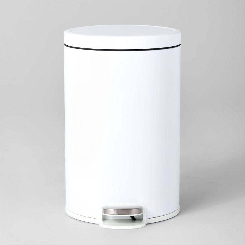 Photo 1 of 12L Round Step Trash Can - Brightroom™
