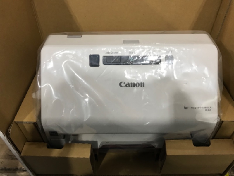 Photo 2 of Canon imageFORMULA R40 Office Document Scanner For PC and Mac, Color Duplex Scanning, Easy Setup For Office Or Home Use, Includes Scanning Software R40 Document Scanner