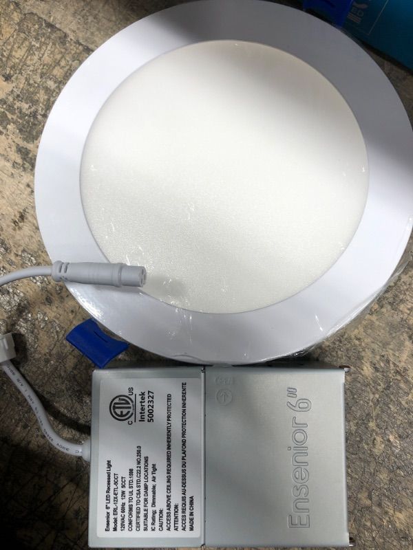 Photo 2 of 1 Pack 6 Inch Ultra-Thin LED Recessed Ceiling Light 