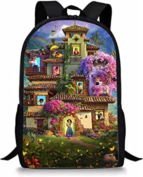 Photo 2 of  Cartoon Backpack for Boys &Girls Lightweight Waterproof Bookbag Gifts 16 Inch (DISNEY ENCANTO)