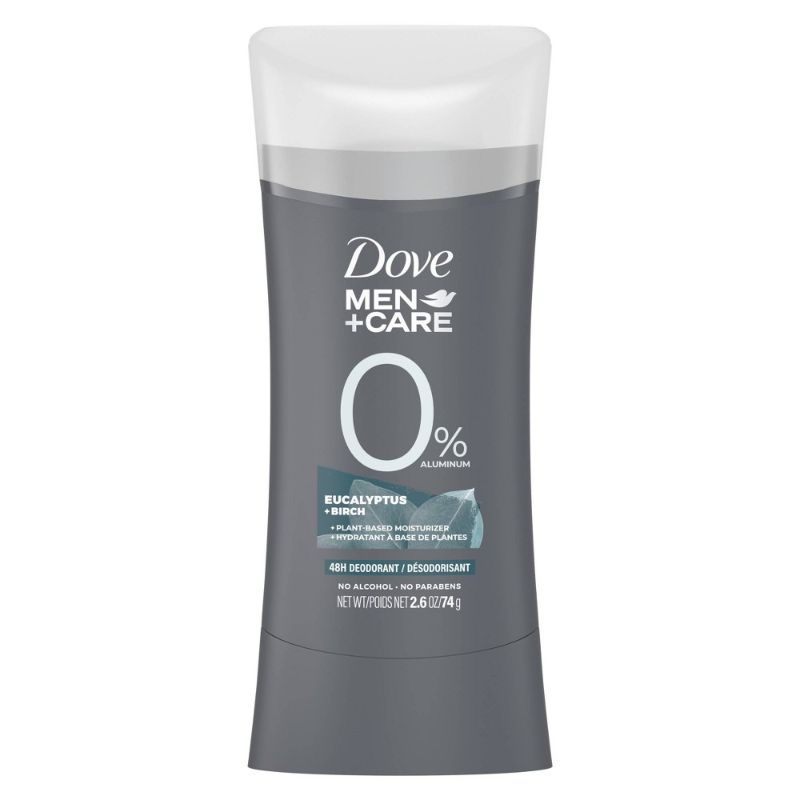 Photo 1 of 
4 Pack -- Dove Men+Care Dove for Men Eucalyptus and Birch 0% Deodorant 2.6 Oz