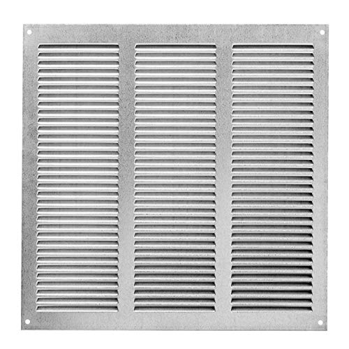 Photo 3 of 5x5'' Anthracite Black Plastic Adjustable Air Vent Cover, HVAC Exhaust Vent Duct Cover, Exhaust Cap Cover

300 X 300 Mm Galvanised Ventilation Grille with Insect
3 x units