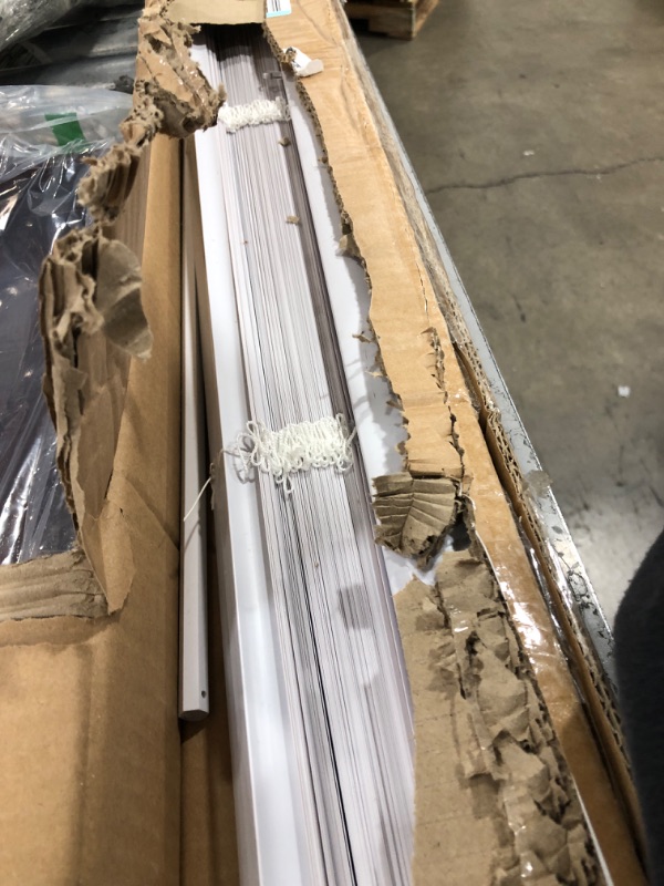 Photo 1 of CHICOLOGY Blinds for Windows , Mini Blinds , Window Blinds , Door Blinds , Blinds & Shades , Camper Blinds , Mini Blinds for Windows , Horizontal Window Blinds , Gloss White , 23"W X 72"H 23"W X 72"H White (Commercial Grade)