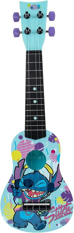 Photo 1 of Disney’s Lilo & Stitch Ukulele - 20-Inch Ukulele - Ukulele for Beginners - Musical Instruments for Toddlers and Preschoolers