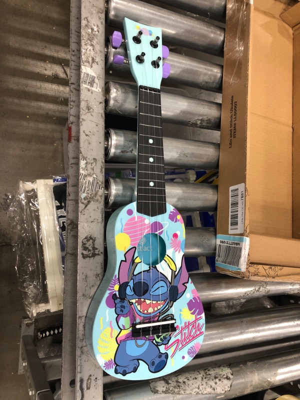 Photo 2 of Disney’s Lilo & Stitch Ukulele - 20-Inch Ukulele - Ukulele for Beginners - Musical Instruments for Toddlers and Preschoolers