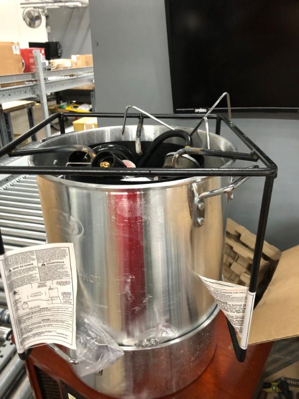 Photo 3 of  *USED ITEM, INCOMPLETE, PARTS ONLY**
King Kooker Propane Outdoor Fry Boil Package with 2 Pots, Silver, one Size (12RTFBF3)