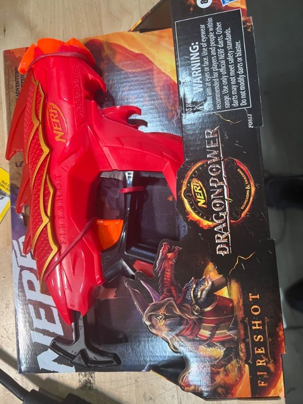 Photo 2 of 2PACK - NERF DragonPower Fireshot Dart Blaster
